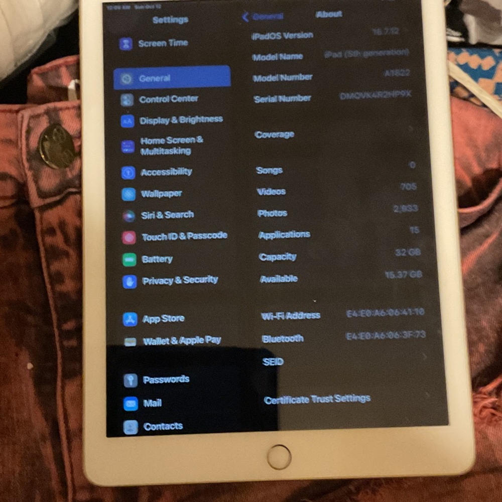 Apple Tablet in White